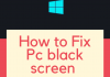 Is your PC screen black Is your PC screen black