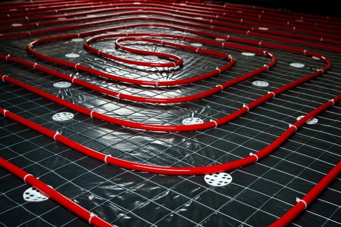 Hydronic floor heating