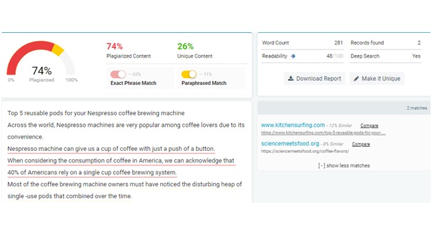 Plagiarism checker for PDF files