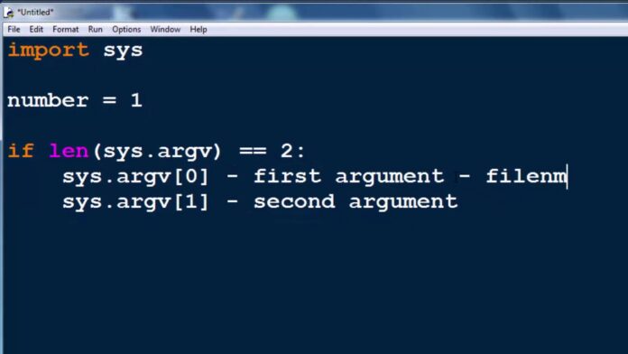 python command line arguments
