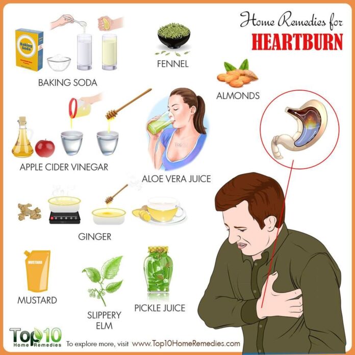home remedy for heartburn