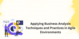 Applying Business Analysis Techniques and Practices in Agile Environments Analysis Techniques